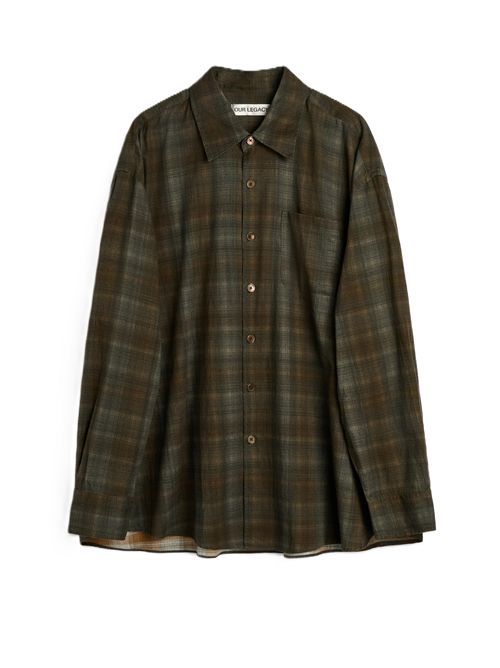 More Check Print BORROWED SHIRT Our Legacy | M4262BMCMORE CHECK